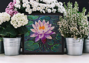 Bead Embroidery Kit Mini Bead embroidery kit Water lily
