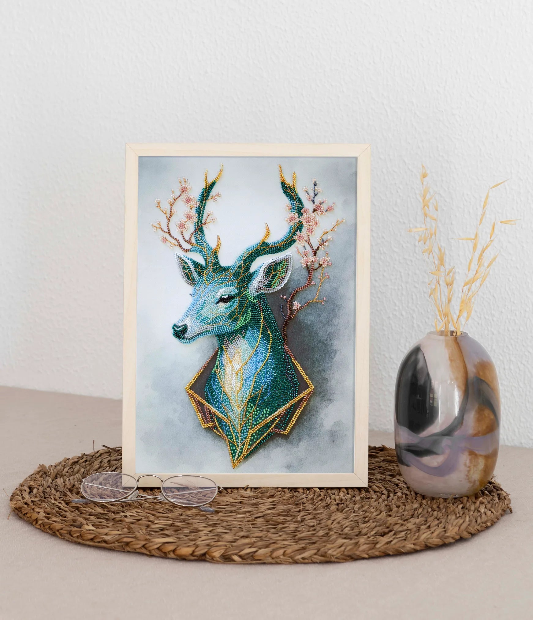Bead Embroidery Kit Main Bead Embroidery Kit Forest Spirit