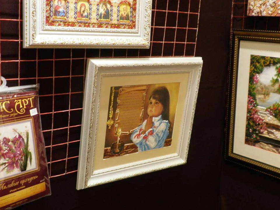 Bead Embroidery Kit Main Bead Embroidery Kit Prayer