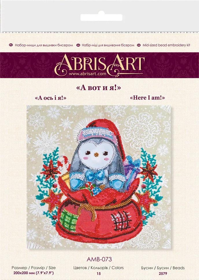 Bead Embroidery Kit Mid-sized bead embroidery kit Here I am!