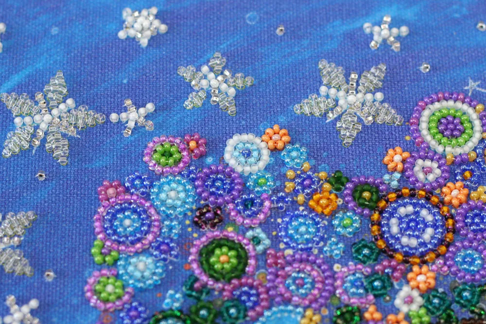 Bead Embroidery Kit Main Bead Embroidery Kit Day and night meeting