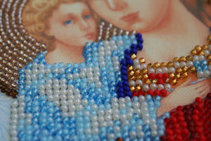 Bead Embroidery Kit Main Bead Embroidery Kit Icon of the Mother of God «Perishing»