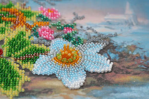 Bead Embroidery Kit Main Bead Embroidery Kit Christmas bouquet