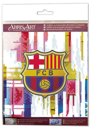 Bead Embroidery Kit Mini Bead embroidery kit FC Barcelona