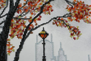 Bead Embroidery Kit Main Bead Embroidery Kit Autumn embankment