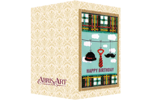 Postcards Bead Embroidery Kit Postcard Bead embroidery kit Gentleman's set