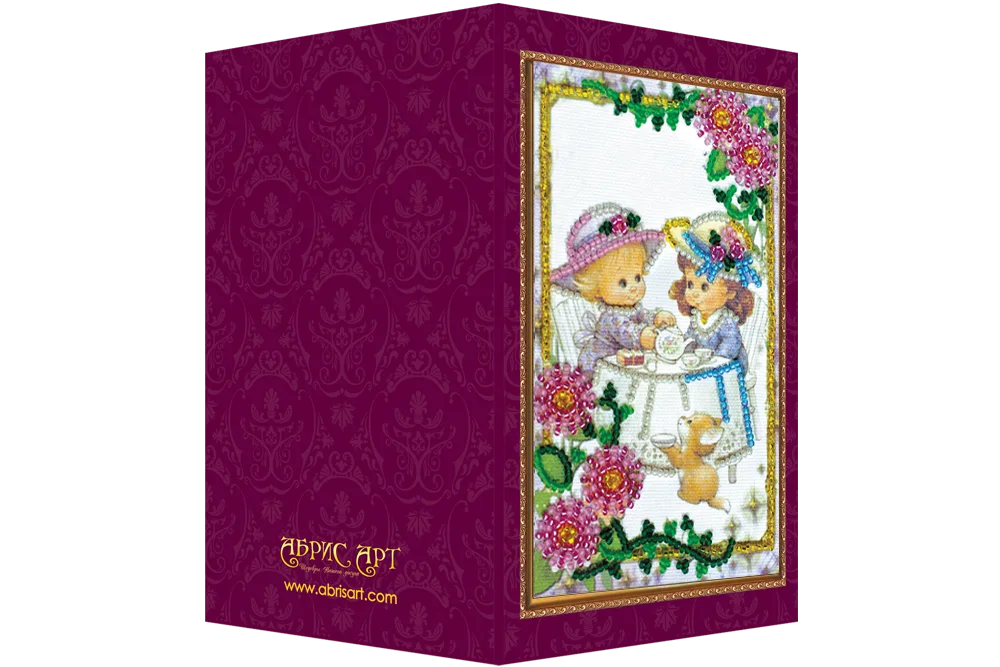Postcards Bead Embroidery Kit Postcard Bead embroidery kit Dear playmate