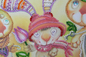Bead Embroidery Kit Main Bead Embroidery Kit Christmas carol