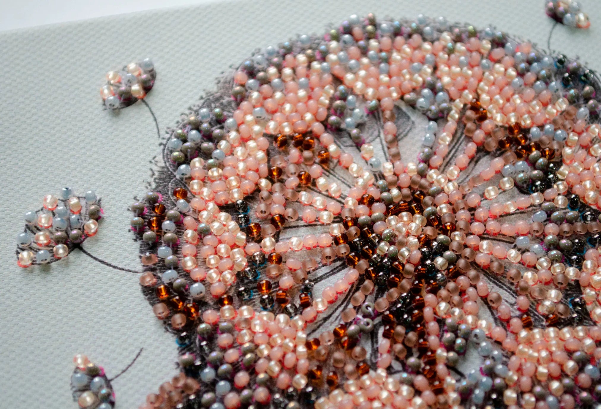 Bead Embroidery Kit Mini Bead embroidery kit Weightless tenderness