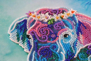 Bead Embroidery Kit Main Bead Embroidery Kit Next to mom