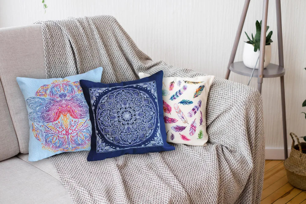 Cross Stitch Kit For Cushion Cross-stitch kits Summer road