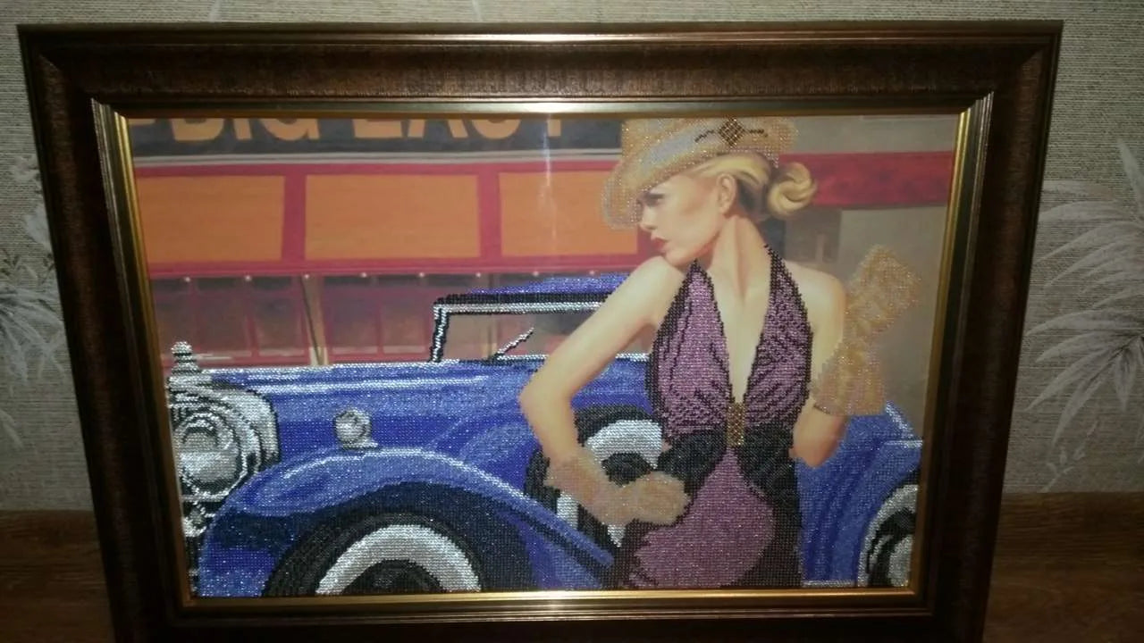 Bead Embroidery Kit Retro travel – 1