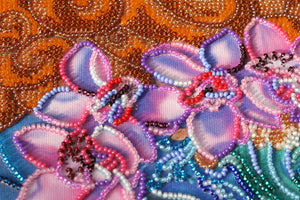 Bead Embroidery Kit Main Bead Embroidery Kit Koi carps