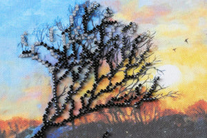 Bead Embroidery Kit Mid-sized bead embroidery kit Dawn of the evening