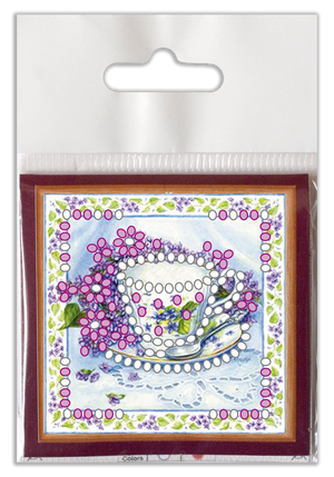 Magnets Bead Embroidery Kit Mini Magnets Bead embroidery kit Fragrant Tea