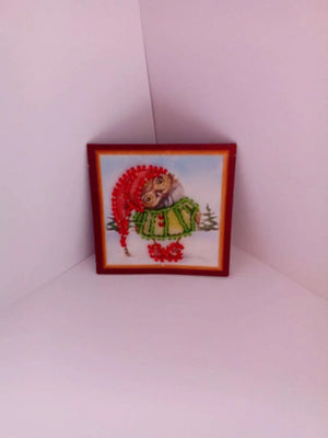 Magnets Bead Embroidery Kit Mini Magnets Bead embroidery kit Owl – 2
