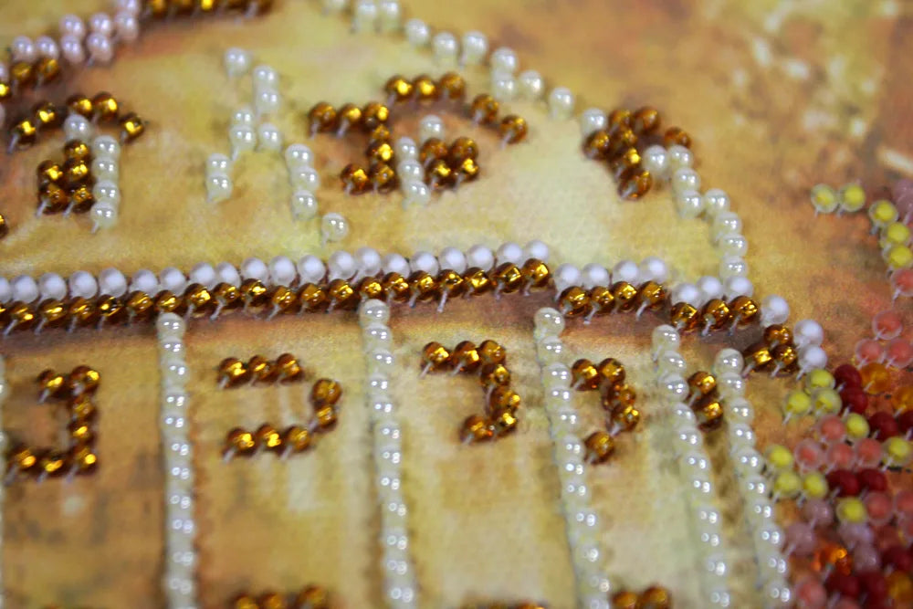 Bead Embroidery Kit Main Bead Embroidery Kit Autumn Poetry