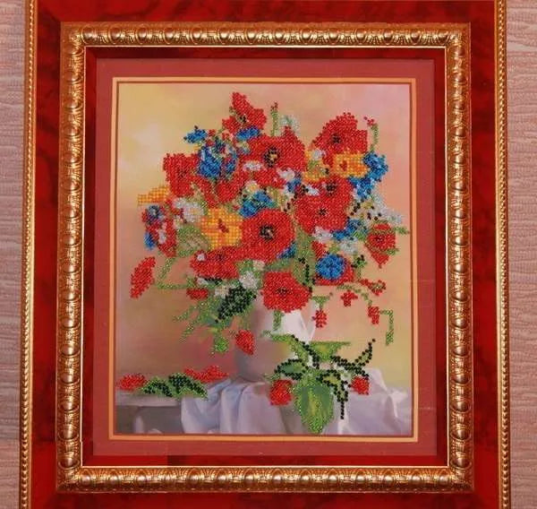 Bead Embroidery Kit Main Bead Embroidery Kit Summer imagination