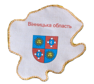 Magnets Bead Embroidery Kit Kits for embroidery with beads magnets "Map of Ukraine" Vinnytsia region