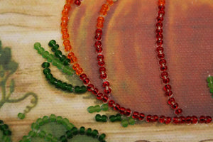 Bead Embroidery Kit Mini Bead embroidery kit Autumn queen