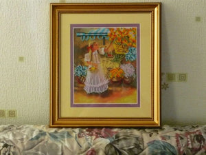 Bead Embroidery Kit Main Bead Embroidery Kit The little flower girl