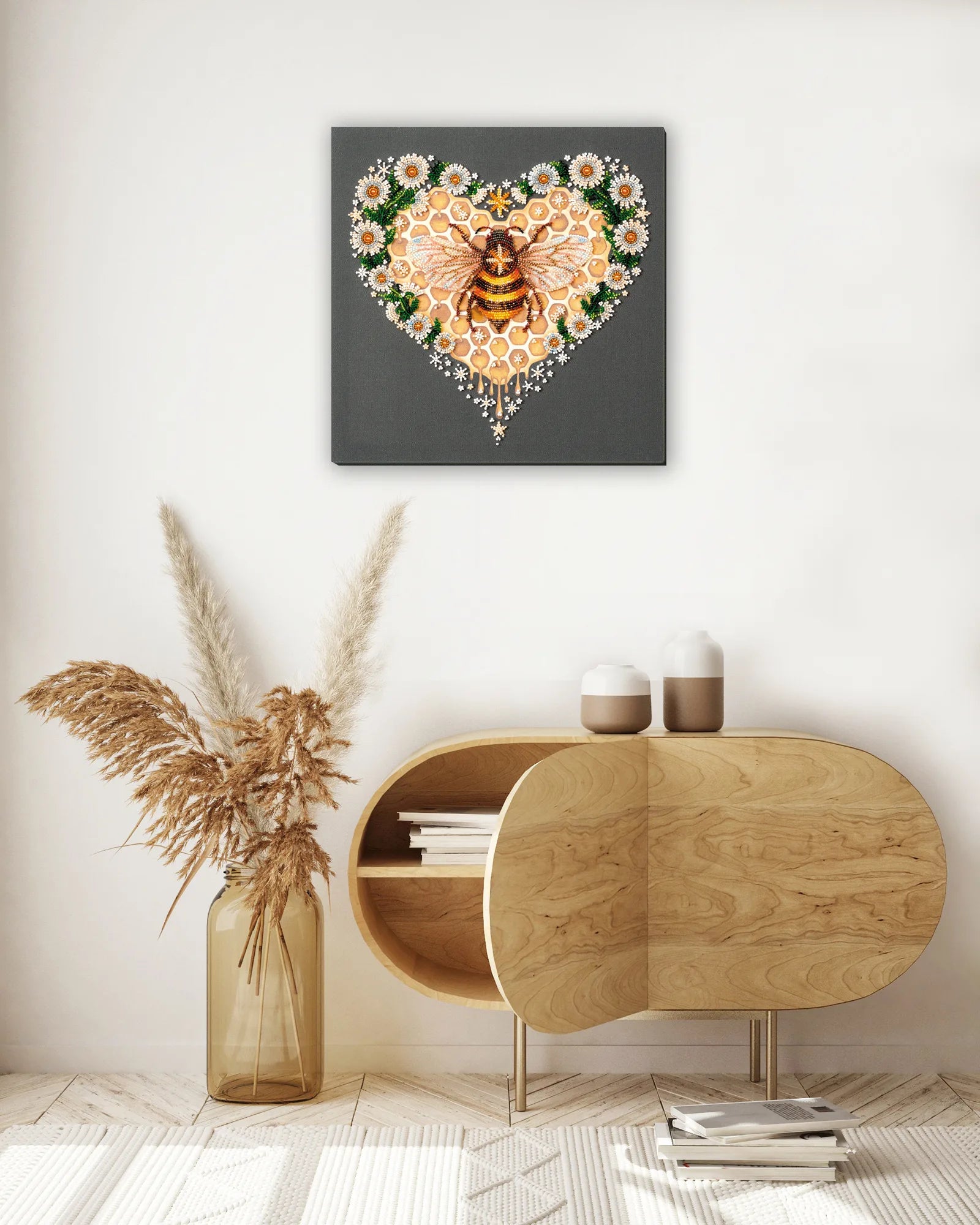 Bead Embroidery Kit Main Bead Embroidery Kit Honey plant