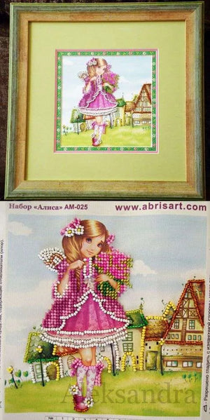 Bead Embroidery Kit Mini Bead embroidery kit Alice