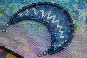 Bead Embroidery Kit Mini Bead embroidery kit Snoozing