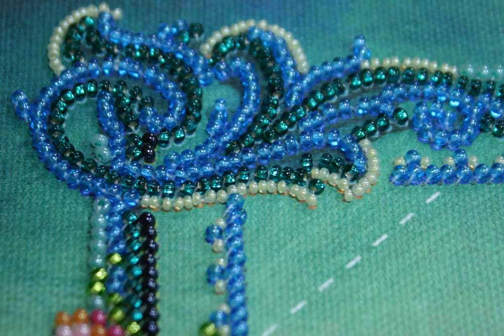 Photo Frame Bead Embroidery Kit Photo frame kit for bead embroidery Photo frame kit for bead embroidery "Luxury"