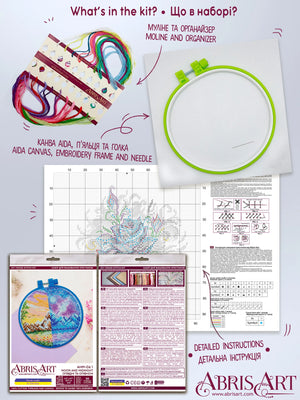 Cross Stitch Kit Cross-stitch kits Noon and midnight