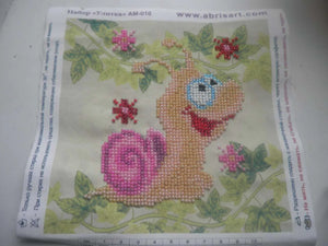 Bead Embroidery Kit Mini Bead embroidery kit Snail