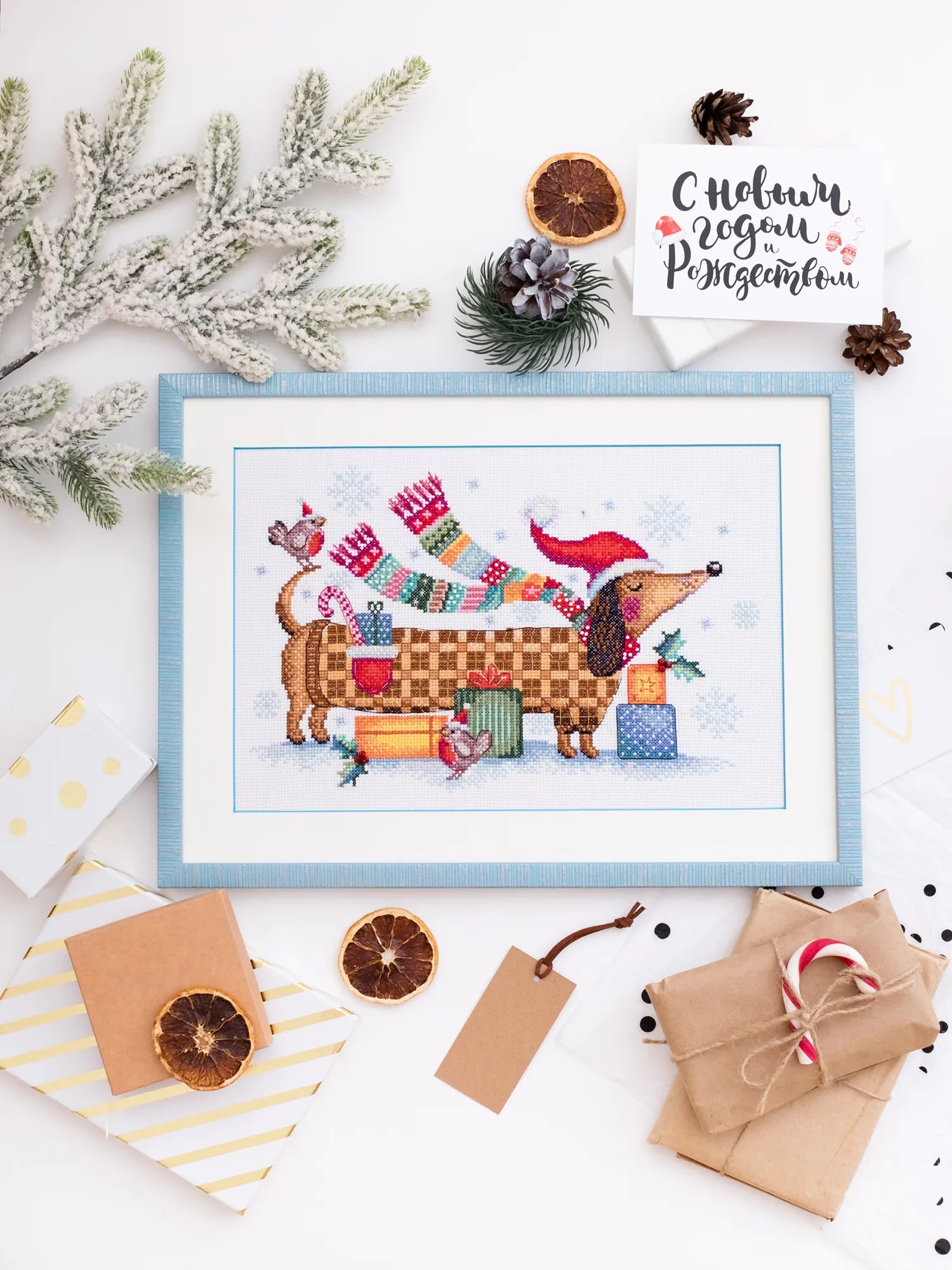Cross Stitch Kit Cross-stitch kits I am feeling a holiday
