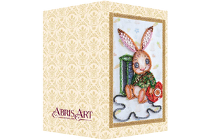 Postcards Bead Embroidery Kit Postcard bead embroidery kits Teddy hare - 1