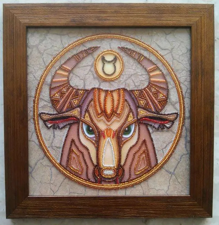 Bead Embroidery Kit Main Bead Embroidery Kit Taurus