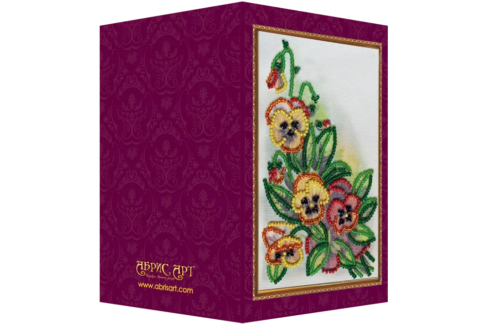 Postcards Bead Embroidery Kit Postcard Bead embroidery kit Happy Anniversary – 2