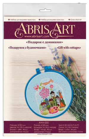 Cross Stitch Kit Cross-stitch kits Gift with cottages