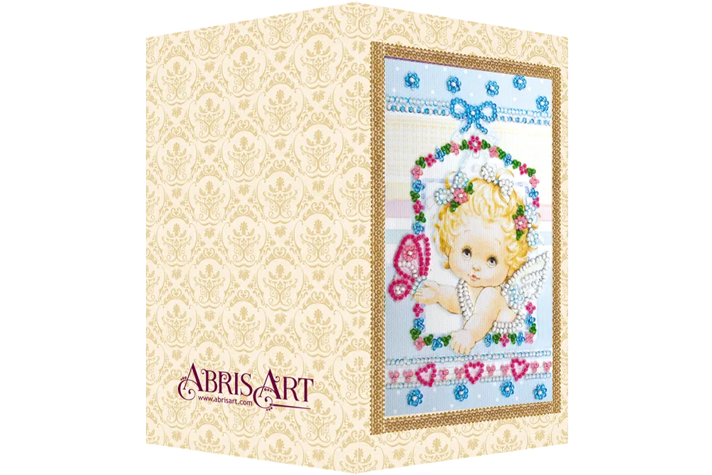 Postcards Bead Embroidery Kit Angel