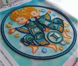 Bead Embroidery Kit Main Bead Embroidery Kit Gemini