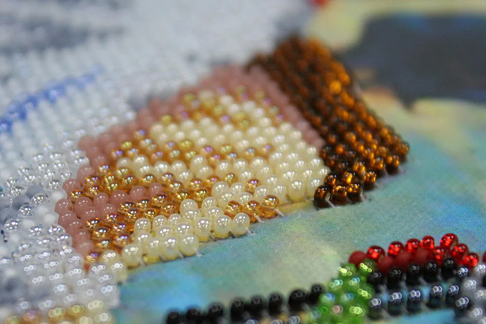 Bead Embroidery Kit Main Bead Embroidery Kit Snow Carnival