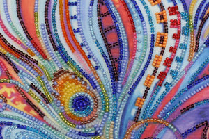 Bead Embroidery Kit Main Bead Embroidery Kit Magic feathers
