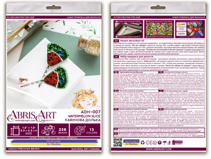 Hair Accessories Embroidery Kit Decoration Watermelon slice