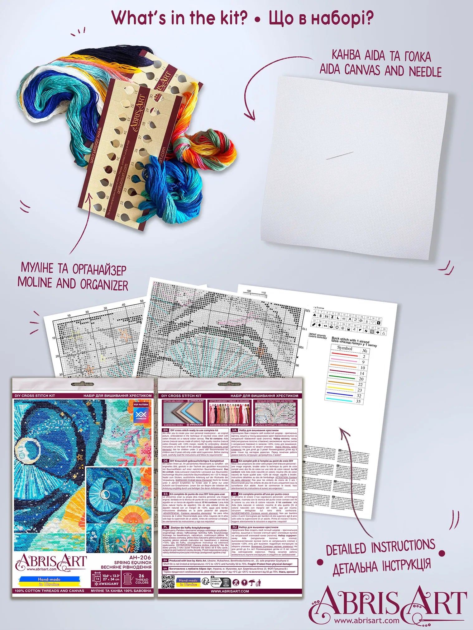 Cross Stitch Kit Cross-stitch kits Spring equinox