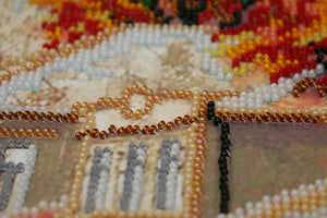 Bead Embroidery Kit Main Bead Embroidery Kit Autumn Kaleidoscope