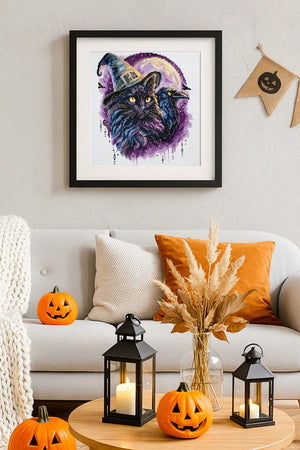 Cross Stitch Kit Cross-stitch kits Magic shadows (Halloween Scenes)