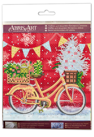 Bead Embroidery Kit Mini Bead embroidery kit Holiday time