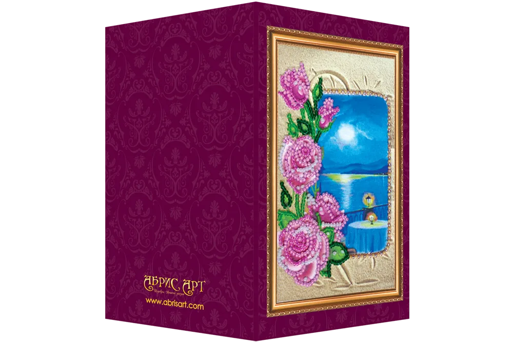 Postcards Bead Embroidery Kit Postcard Bead embroidery kit South night – 1