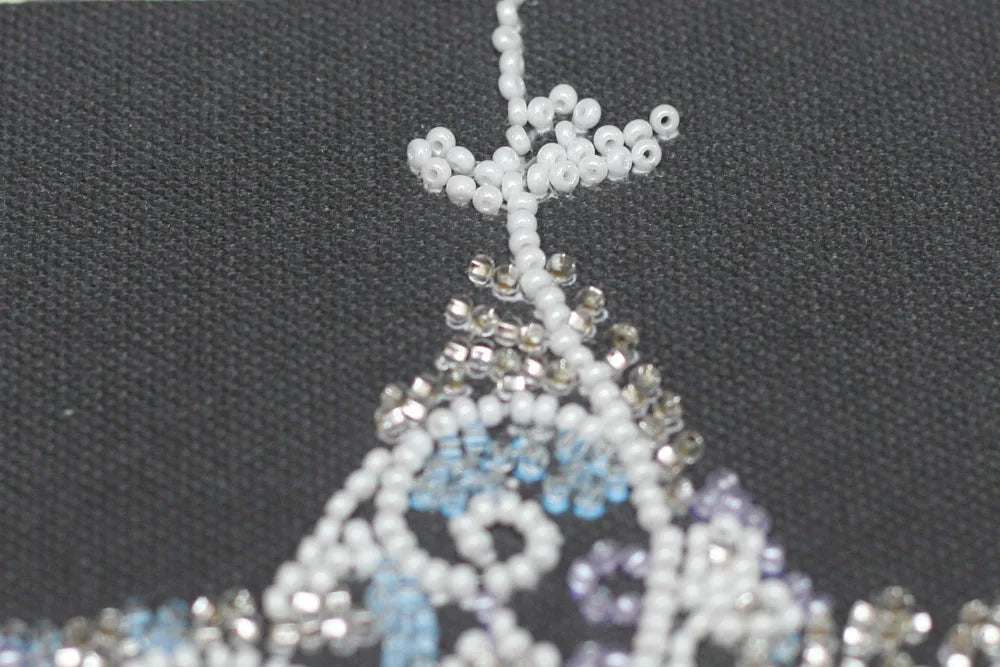 Bead Embroidery Kit Mini Bead embroidery kit Lace star