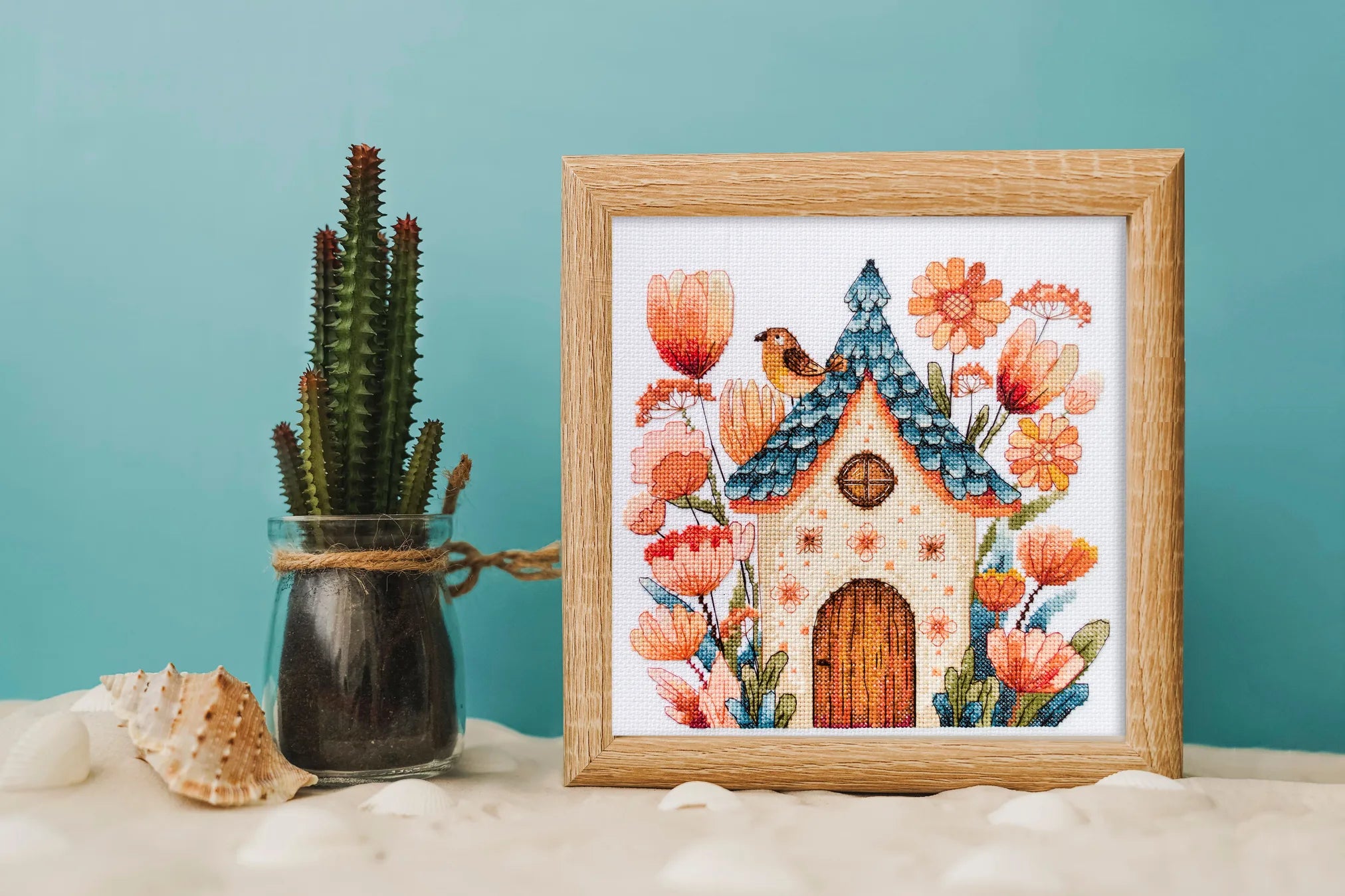 Cross Stitch Kit Cross-stitch kits Sing for us, little bird!