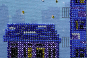 Bead Embroidery Kit Mini Bead embroidery kit The night city