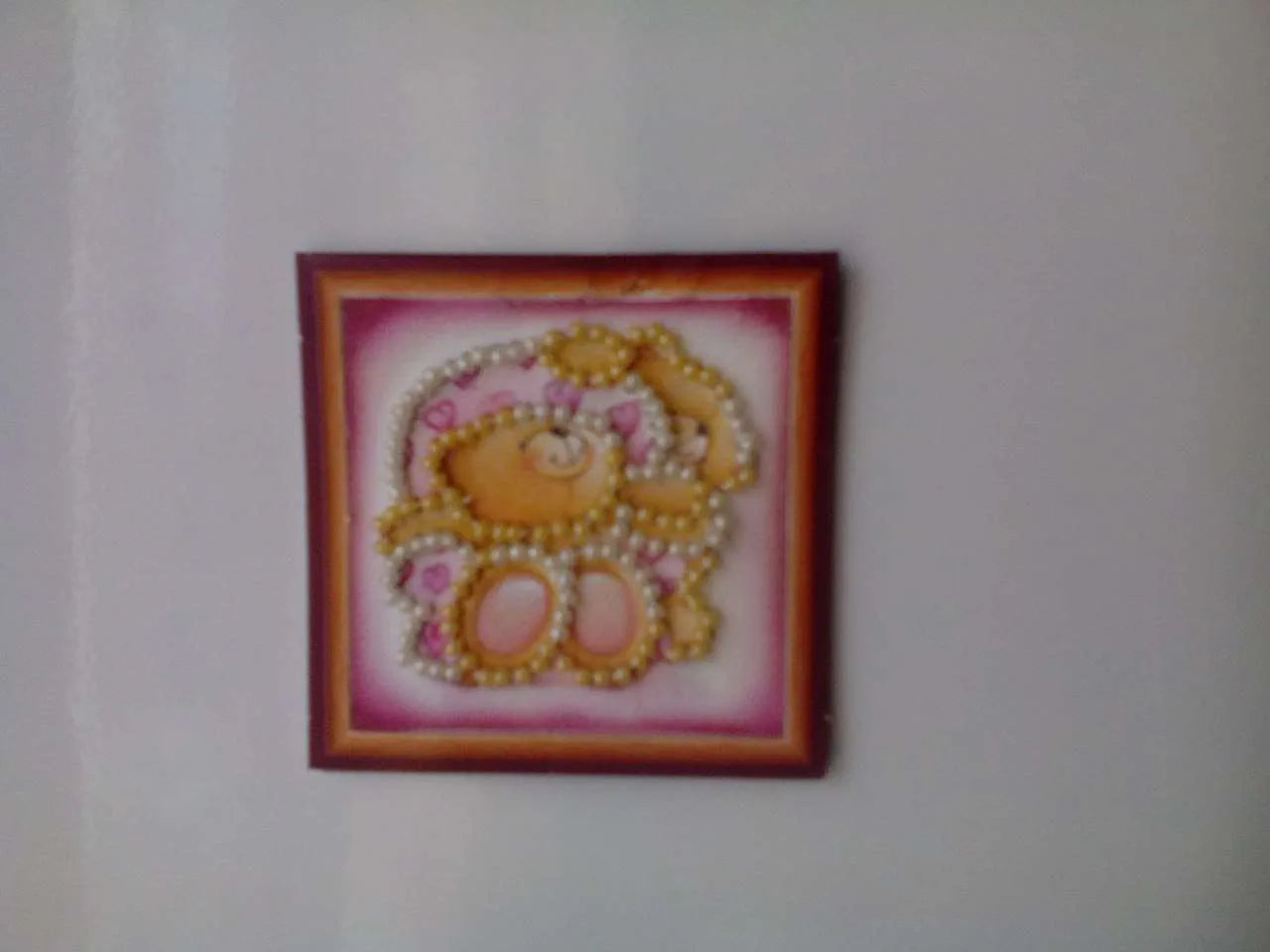 Magnets Bead Embroidery Kit Mini Magnets Bead embroidery kit Teddy bears – 1